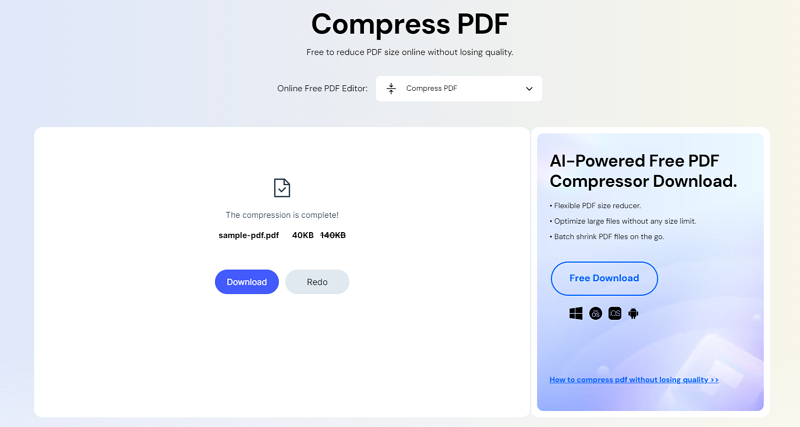 compress pdf to 200kb online free