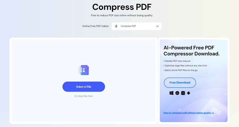 pdfelement compress pdf online